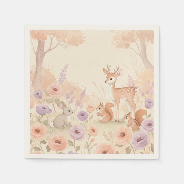 Guardanapo De Papel Pastel Paradise - (Frente)