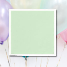 Guardanapo De Papel Pastel Pistachio - Cor Sólida | Clássico | Elegant