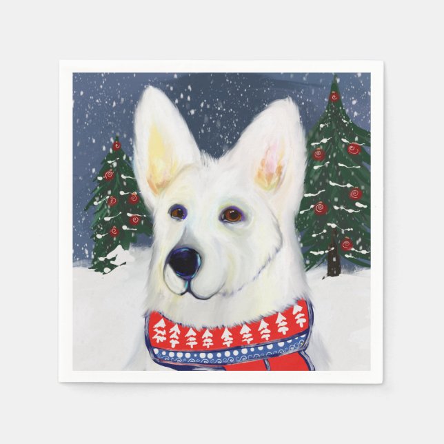 Guardanapo De Papel Pastor Alemão (Frente)