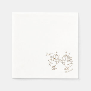 Guardanapo De Papel Pato Dançante Napkin