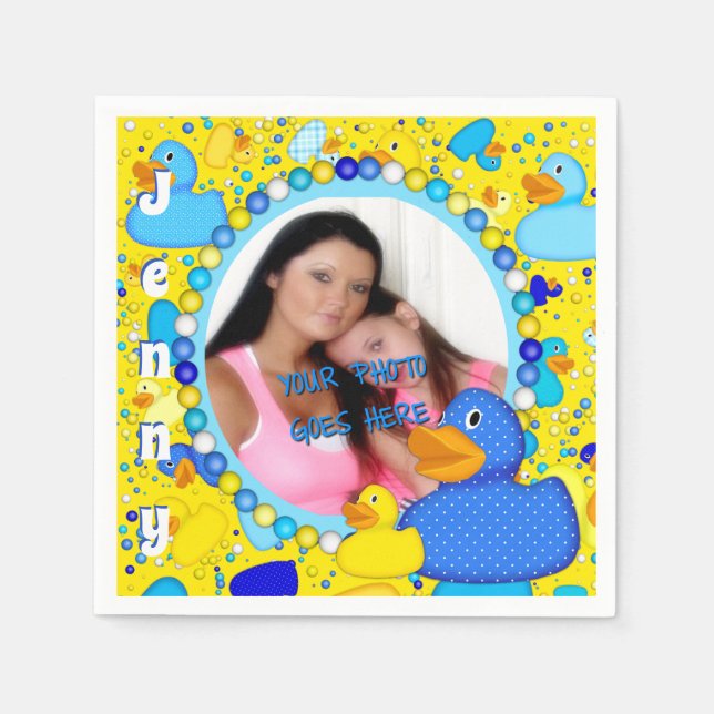 Guardanapo De Papel Patos-n-Pontos-Estilo-3-Amarelo-FOTO-MODELO- (Frente)