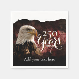 Guardanapo De Papel Patriotic America's 250th Birthday Paper Napkin