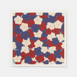 Guardanapo De Papel Patriotic Petunias