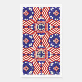 Guardanapo De Papel Patriótica USA Flag Design