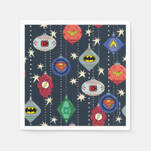 Guardanapo De Papel Patterno Bauble da Liga da Justiça
