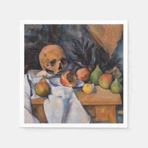 Guardanapo De Papel Paul Cezanne - A Vida Estática com o Crânio