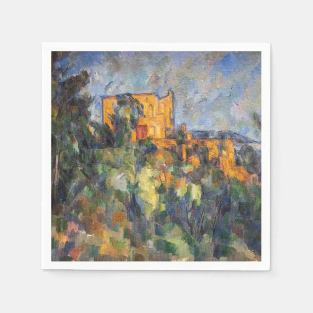 Guardanapo De Papel Paul Cezanne - Chateau Noir (Frente)