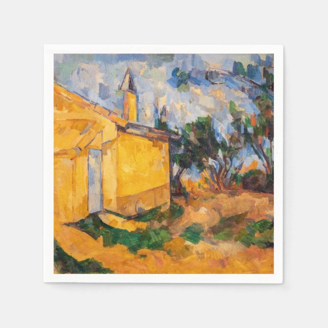 Guardanapo De Papel Paul Cezanne - Le Cabanon de Jourdan (Frente)