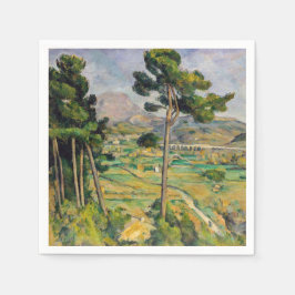 Guardanapo De Papel Paul Cezanne - Mont Sainte-Victoire e Viaduto
