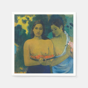 Guardanapo De Papel Paul Gauguin - Duas Mulheres Tahitianas