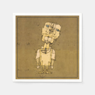 Guardanapo De Papel Paul Klee Fantasma de um Gênio Arte Abstrata Vinta