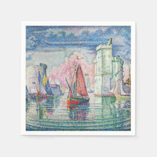 Guardanapo De Papel Paul Signac - Entrada do Porto de La Rochelle