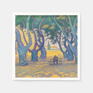 Guardanapo De Papel Paul Signac - Place des Lices, Saint-Tropez