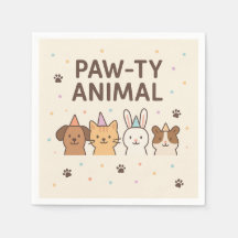 Paw-ty Animal - Festa de aniversário De Animais De