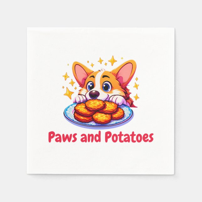 Guardanapo De Papel Pawand Batatas (Frente)