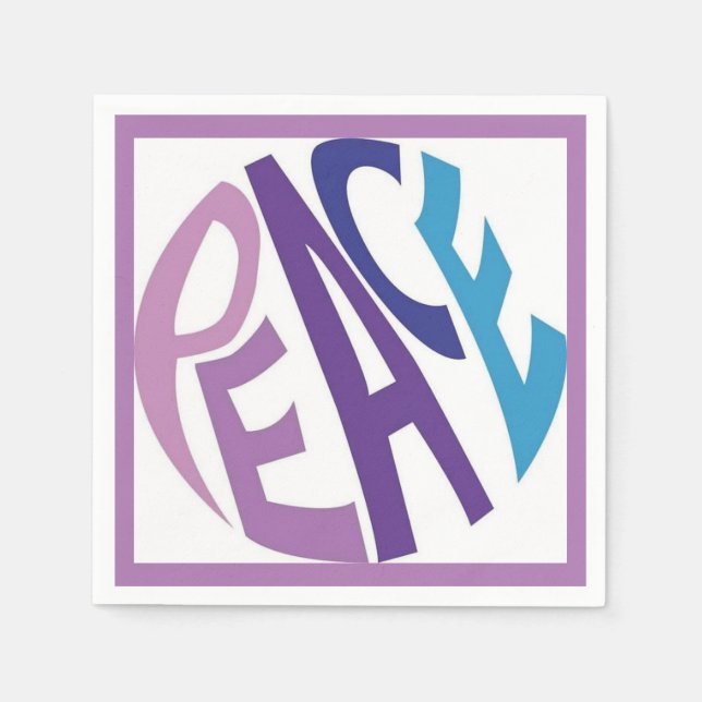 GUARDANAPO DE PAPEL PAZ (Frente)