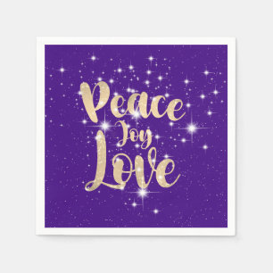 Guardanapo De Papel Paz Joy Love In Stars