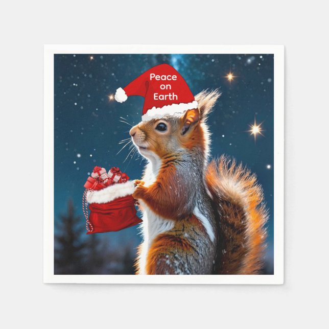 Guardanapo De Papel Paz no Partido do Papel da Terra Napkins (Frente)