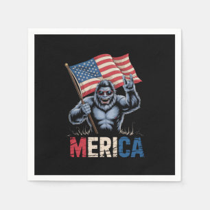 Guardanapo De Papel Pé Grande América Rocha Bandeira Americana Patriót