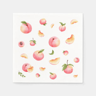 Guardanapo De Papel Peach Birthday