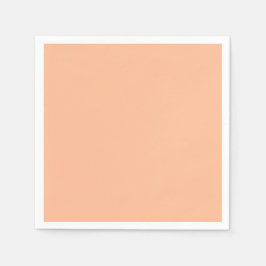 Guardanapo De Papel Peach Fuzz Solid Color