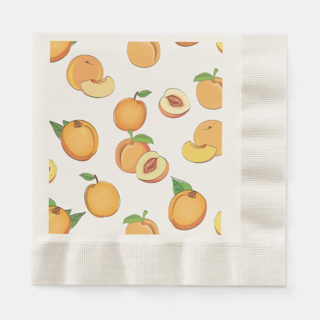 Guardanapo De Papel Peach Pattern (Frente)