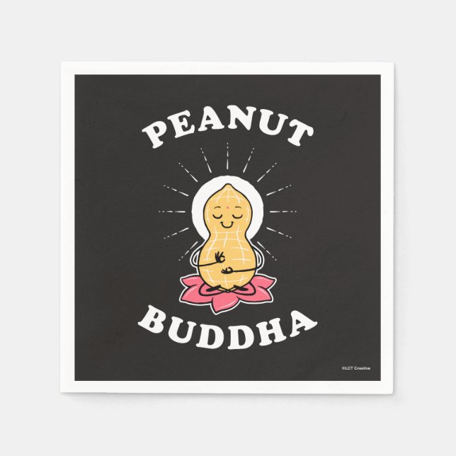 Guardanapo De Papel Peanut Buddha (Frente)