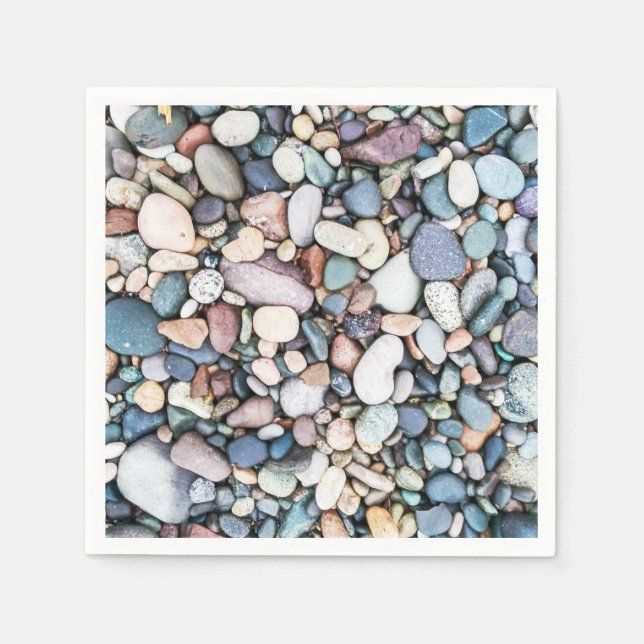 Guardanapo De Papel Pebbles Rocks (Frente)