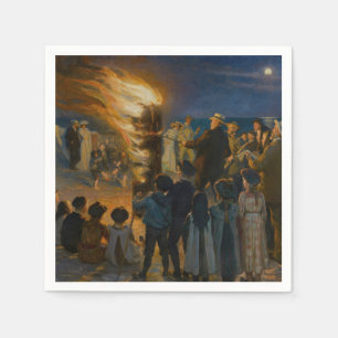 Guardanapo De Papel Peder Severin Kroyer - Fogueira de Eva Bonfire