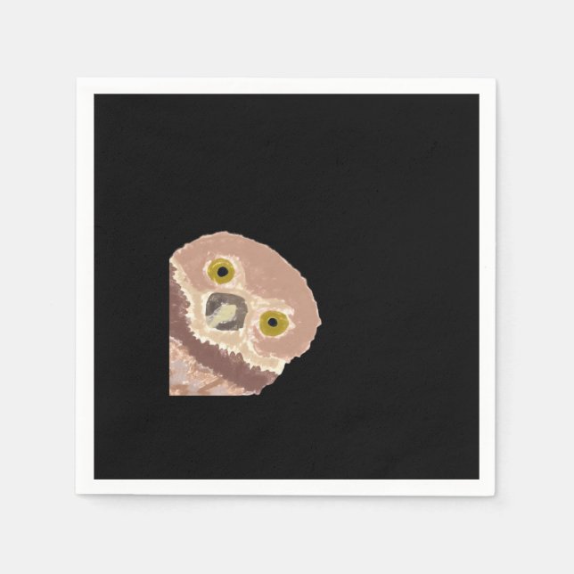 Guardanapo De Papel Peekabo Engraçado Design De Halloween (Frente)