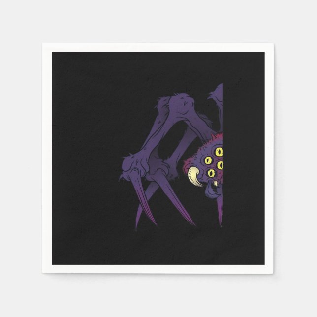 Guardanapo De Papel Peekabo Spider (Frente)