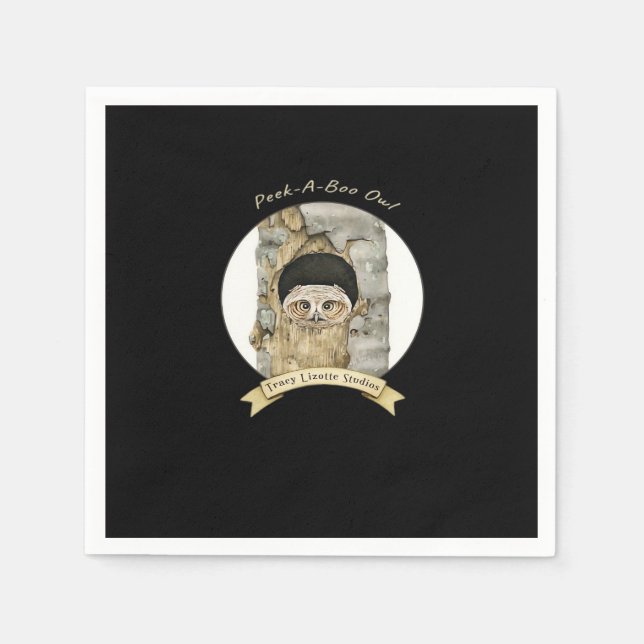 Guardanapo De Papel Peekaboo Meme Design Para Halloween (Frente)