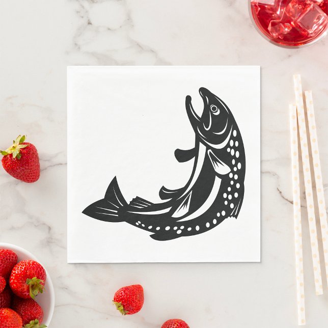 Guardanapo De Papel Peixe-Truta (Criador carregado)