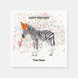 Guardanapo De Papel Peixe-zebra - Animais na Festa de aniversário