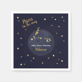 Guardanapo De Papel Peixes chá de fraldas zodiac