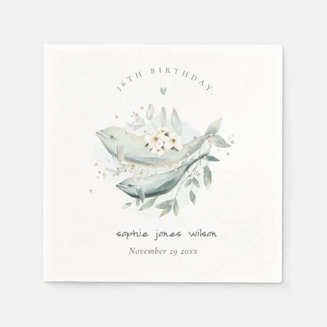 Guardanapo De Papel Peixes Dourados Submarinos Teais Submarinos A Qual (Frente)