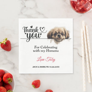 Guardanapo De Papel Pekingese Paper Napkin