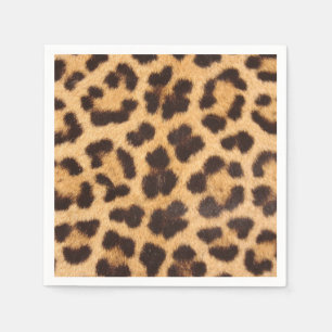 Guardanapo De Papel Peles-Peles-Leopardo Padrão