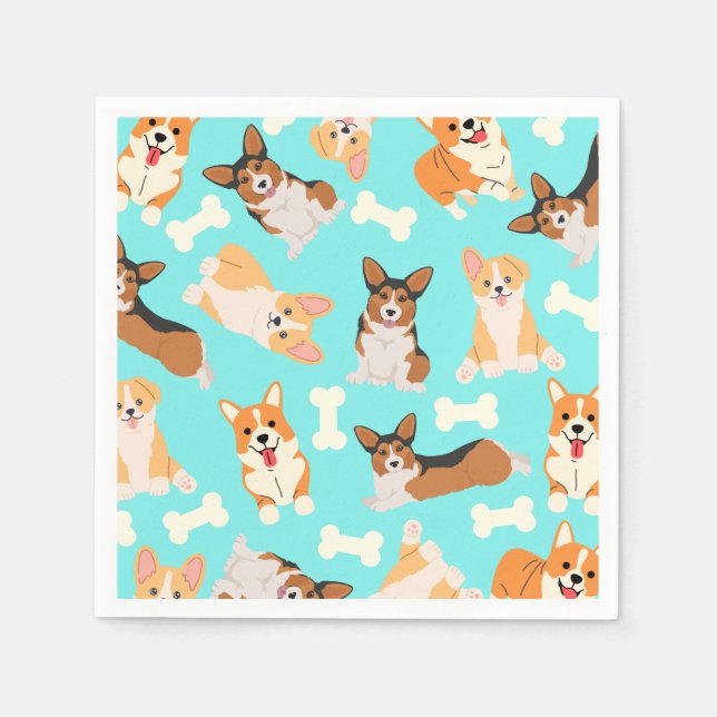 Guardanapo De Papel Pembroke Welsh Corgi (Frente)