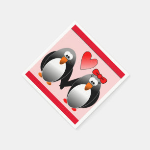 GUARDANAPO DE PAPEL PENGUIN ESTÁ APAIXONADO