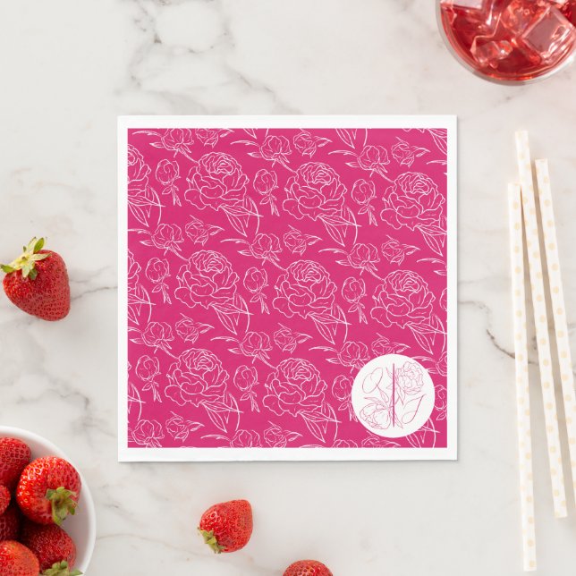 Guardanapo De Papel Peony Elegance Wedding (Insitu)