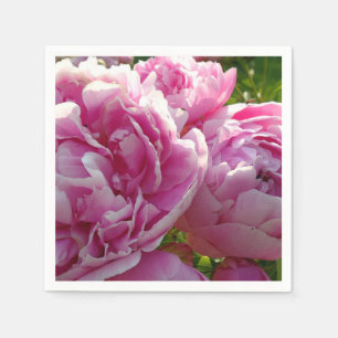 Guardanapo De Papel Peony Rosa quintal Jardim Florestal