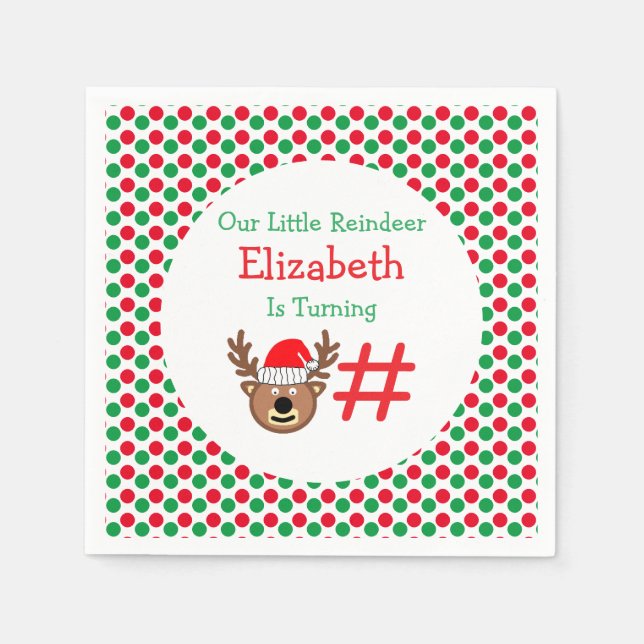 Guardanapo De Papel Pequena Aniversário de criança de Rebelde (Frente)