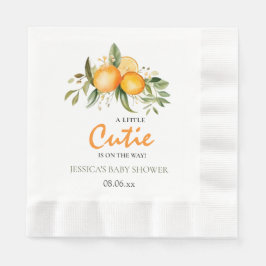 Guardanapo De Papel Pequena Cutie No Caminho Do Chá de fraldas De Citr