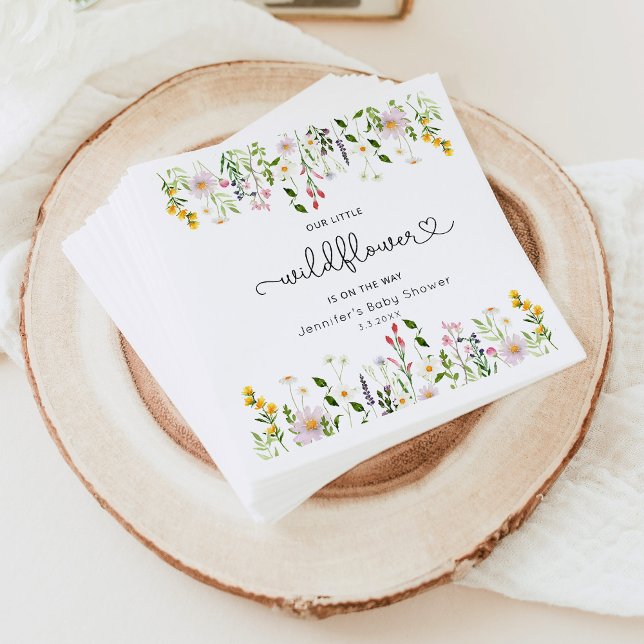 Guardanapo De Papel Pequenas flores silvestres estão a caminho do chá  (Criador carregado)