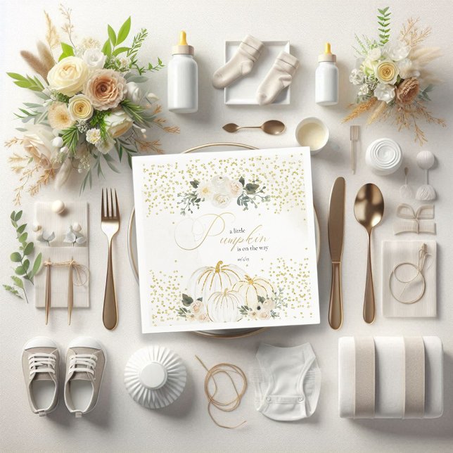 Guardanapo De Papel Pequeno Abobrinha Está a Caminho (Criador carregado)