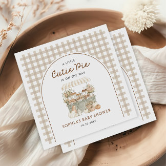Guardanapo De Papel Pequeno Bolo de Corte Adorável a Caminho Encontro