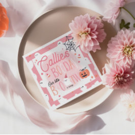 Guardanapo De Papel Pequeno Boo Transformando Dois Aniversário Napkin