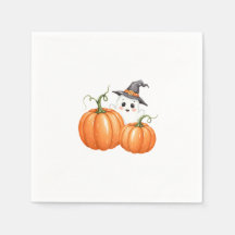 Pequeno Chá de fraldas Boo Halloween Pumpkin