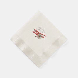 Guardanapo De Papel Pequeno Chá de fraldas de Aviador